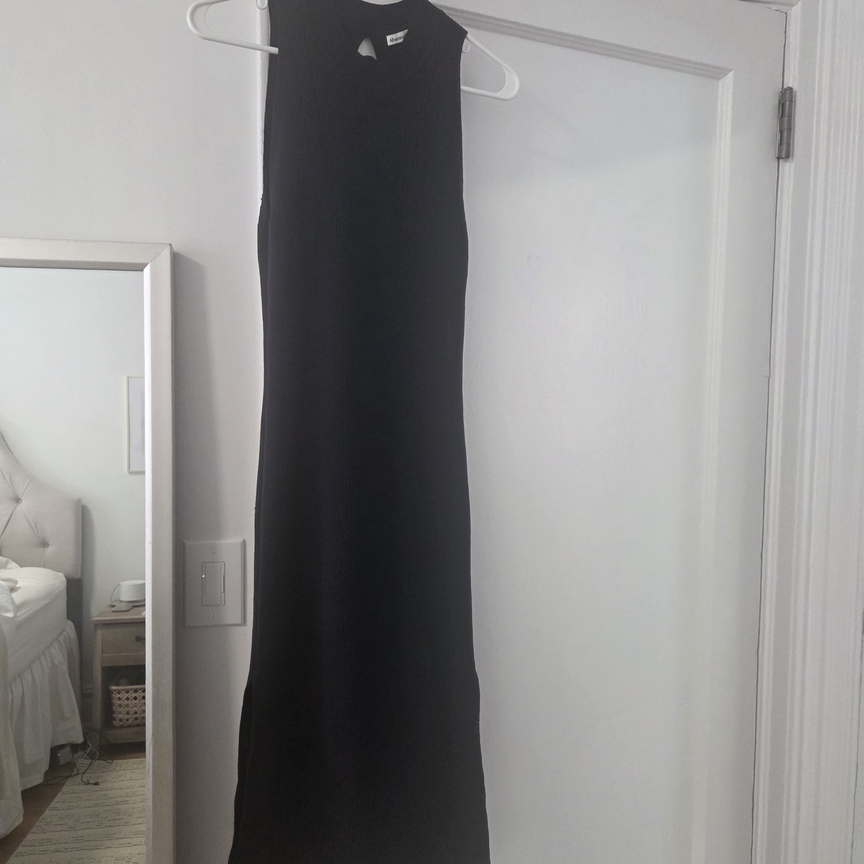 Abercrombie Black Ribbed Sleeveless Dress